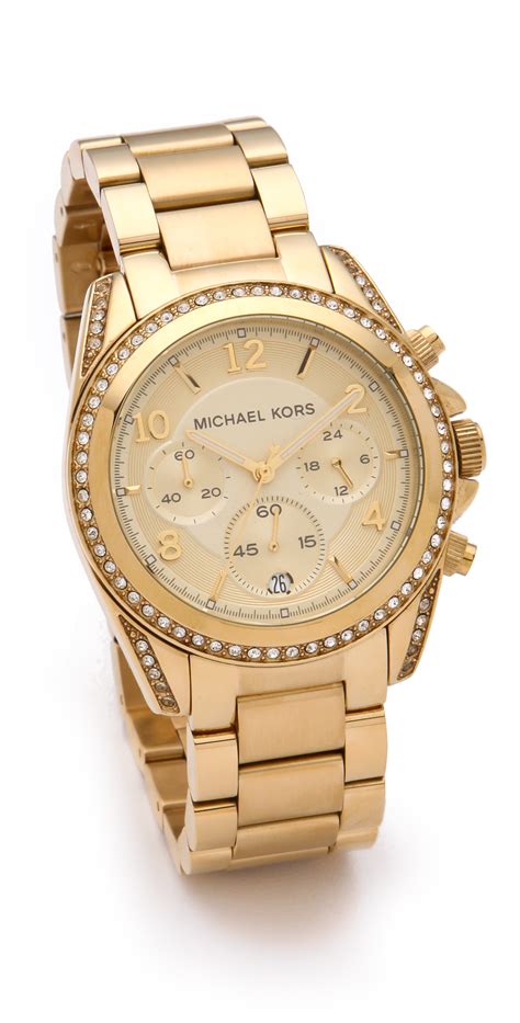 michael kors uhr blair weiss|Michael Kors Women's Blair Two.